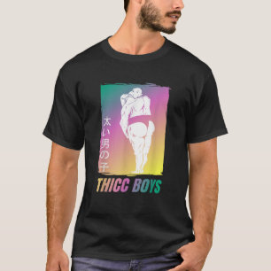 Grappige dikke jongens squad sumo voor anime fans t-shirt