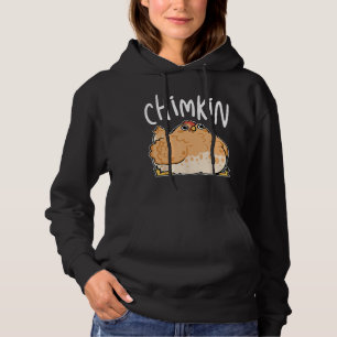 Grappige dikke kip chimkin kip liefhebbers hoodie