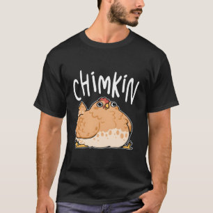 Grappige dikke kip chimkin kip liefhebbers t-shirt