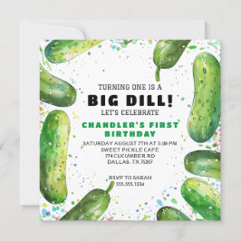 Grappige Dill Pickle Pun Verjaardag Kaart
