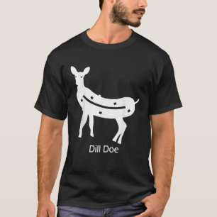 Grappige dille hinde rendier pickles stoute Dille T-shirt