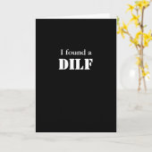 Grappige DILT Vaderdag voor Man Volwassen Humor Kaart (Gele Bloem)