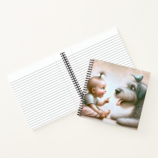 Grappige dingen die mijn kind zei notitieboek (Binnen)