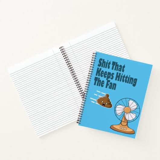 Grappige dingen gebeuren notitieboek (Binnen)