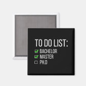 Grappige dingen om te doen lijst bachelor master d magneet (Voorkant / Achterkant)