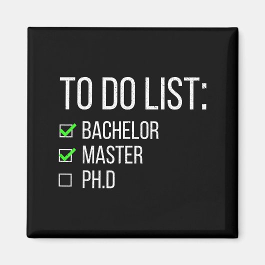 Grappige dingen om te doen lijst bachelor master d magneet (Voorkant)