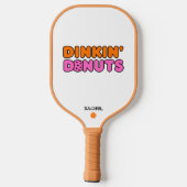 Grappige Dinkin Donuts Pickleball Paddle (Achterkant)