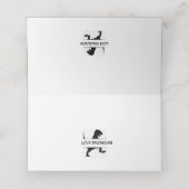 Grappige Dino gevouwen plaats kaart Plaatskaartje (Binnenkant ongevouwen)