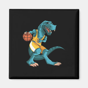 Grappige Dino Speelt Sketll T-rex Liefhebber Spele Magneet