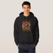 Grappige Dinosaur Chicken Nugget Bootleg Hardcore  Hoodie (Voorkant volledig)