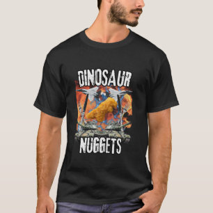Grappige Dinosaur Chicken Nugget Bootleg Hardcore T-shirt