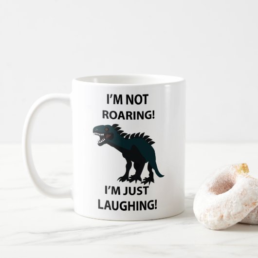 Grappige Dinosaur Koffiemok (Met donut)