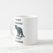 Grappige Dinosaur Koffiemok (Voorkant links)