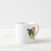 Grappige Dinosaur Stop Klikken Espresso Kop (Voorkant rechts)