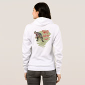 Grappige Dinosaur Stop Klikken Hoodie (Achterkant volledig)