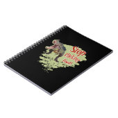 Grappige Dinosaur Stop Klikken Notitieboek (Linkerzijde)