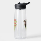 Grappige Dinosaur Stop Klikken Waterfles (Links)