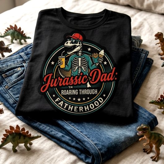 Grappige Dinosaur Vader Vaderdag T-shirt