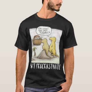 Grappige dinosauriërs en Noachs ark grafisch ontwe T-shirt