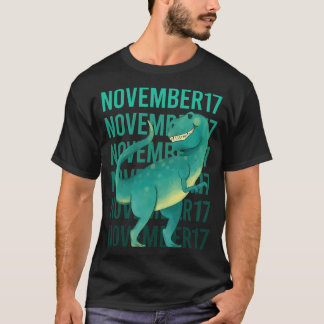 Grappige Dinosaurus - 17 november 17 T-shirt