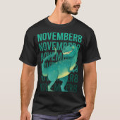 Grappige dinosaurus - 8 november 08 t-shirt (Voorkant)