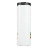 Grappige dinosaurus antiek auto verjaardag Schoolj Thermosbeker (Achterkant)