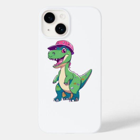 grappige dinosaurus Case-Mate iPhone case (Achterkant)