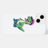grappige dinosaurus Case-Mate iPhone case (Achterkant (horizontaal))
