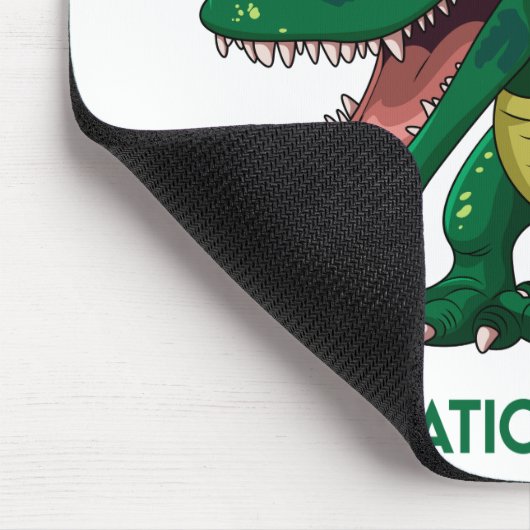 Grappige dinosaurus grammatica les muismat (Hoek)