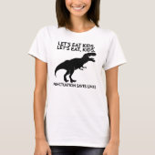 Grappige dinosaurus grammatica les t-shirt (Voorkant)