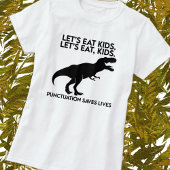 Grappige dinosaurus grammatica les t-shirt