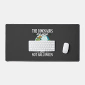 Grappige Dinosaurus Halloween Heks Grafisch Bureaumat (Keyboard & Muis)