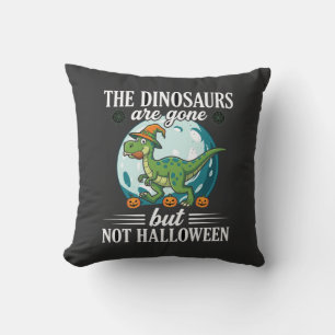 Grappige Dinosaurus Halloween Heks Grafisch Kussen