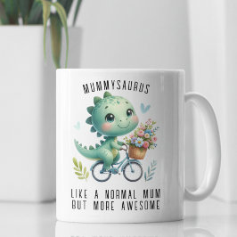 Grappige dinosaurus Moederdag cadeau voor Dierenvr Koffiemok