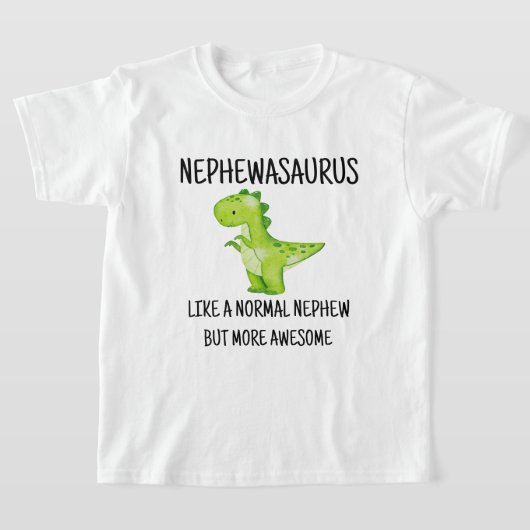 Grappige dinosaurus neef, cadeau t-shirt (Laagn)
