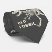 Grappige dinosaurus oude fossiele Stropdas (Opgerold)