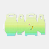 Grappige dinosaurus Paraglider Board School feest  Bedankdoosjes (Uitgevouwen)