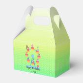 Grappige dinosaurus reuzenrad Verjaardagsfeestje D Bedankdoosjes (Voorkant Zijde)