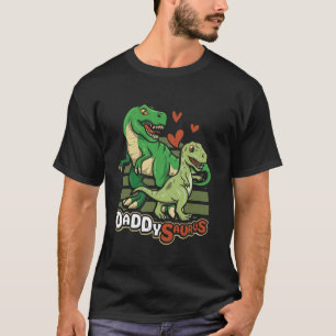 Grappige dinosaurus Schattigee Vaderdag Daddysauru T-shirt
