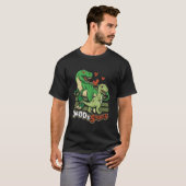 Grappige dinosaurus Schattigee Vaderdag Daddysauru T-shirt (Voorkant volledig)