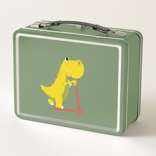 Grappige dinosaurus scooter Speelgoed Terug naar s (Achterkant)