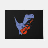 Grappige dinosaurus speelt cello deurmat (Voorkant)