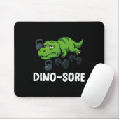 Grappige Dinosaurus T-rex Gym Workout  Muismat (Met muis)
