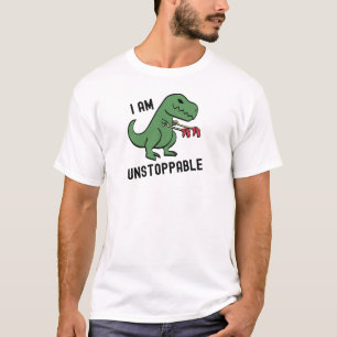 Grappige dinosaurus T rex Ik ben niet te stoppen T-shirt