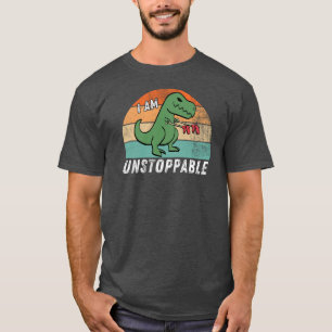 Grappige dinosaurus T Rex Ik ben niet te stoppen T-shirt