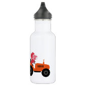 Grappige dinosaurus tractor jongens School Verjaar Waterfles (Rechts)