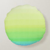 Grappige dinosaurus tractor Verjaardagsfeestje DIY Rond Kussen (Achterkant)