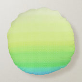 Grappige dinosaurus tractor Verjaardagsfeestje DIY Rond Kussen (Achterkant)