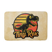 Grappige  Dinosaurus Trex bij Sunset Tiny Rex Badmat (Voorkant)