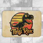 Grappige  Dinosaurus Trex bij Sunset Tiny Rex Badmat